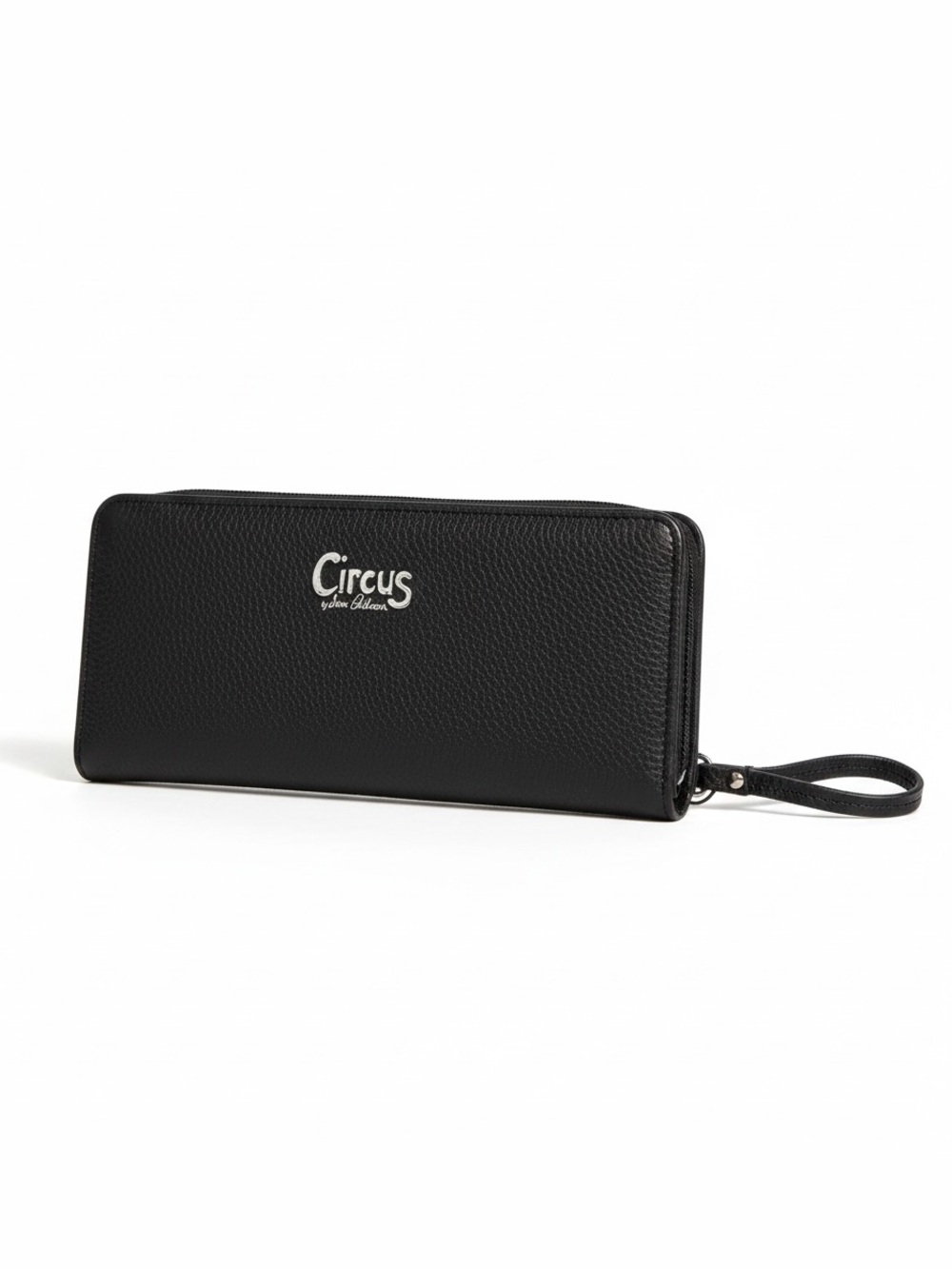 Circus by Sam Edelman Pebbled Leather Wallet Black